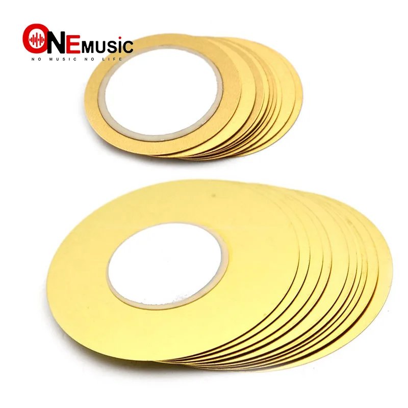 

100Pcs Guitar Pickup Parts Piezoceramic Clip Microphone Brass Buzzer Diameter 25/50MM Pickup Parts Guitar Parts