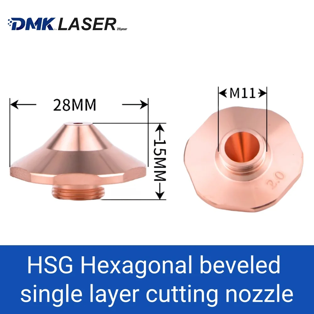 

Demarklaser HSG Hongshan D28 M11 H15 шестиугольная насадка для лазерной резки