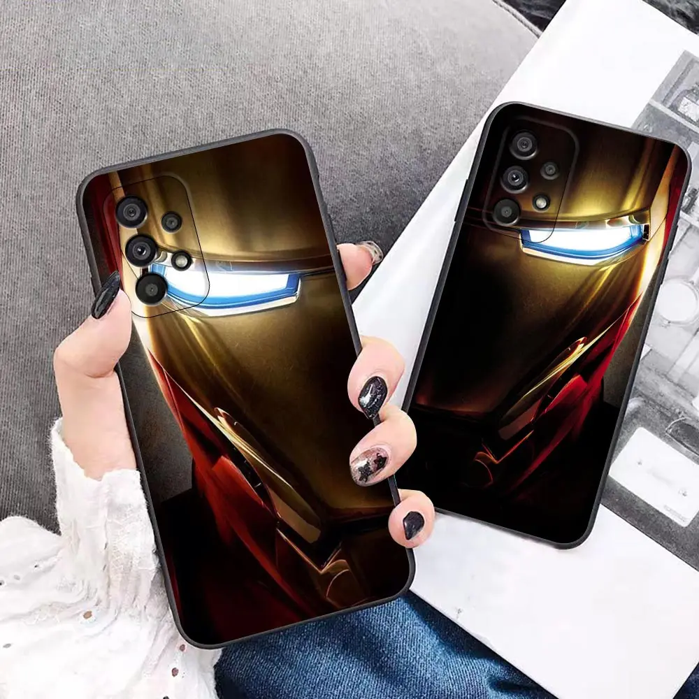 

Marvel The Avengers Heros Iron Man Case For Samsung A72 A52 A32 A02s A12 A42 A71 A51 A31 A21 A11 A01 A02 A03 5G 4G Black Cover