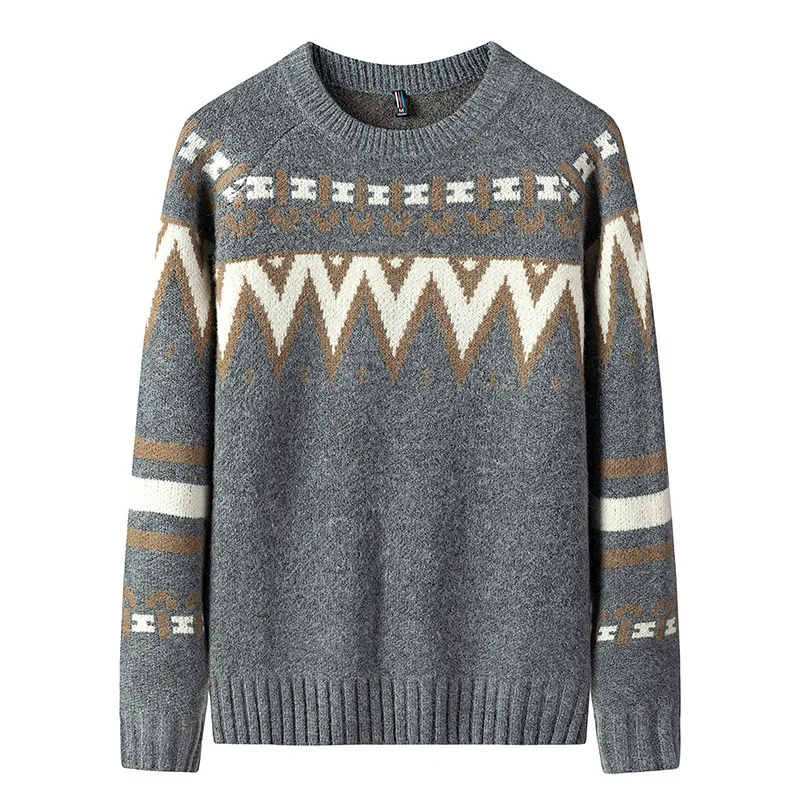 Cardigan Mens Clothing Sweaters Knitted Sweaters Men's Knit Coats Ropa De Invierno Autumn and Winter Korean Version Keep Warm
