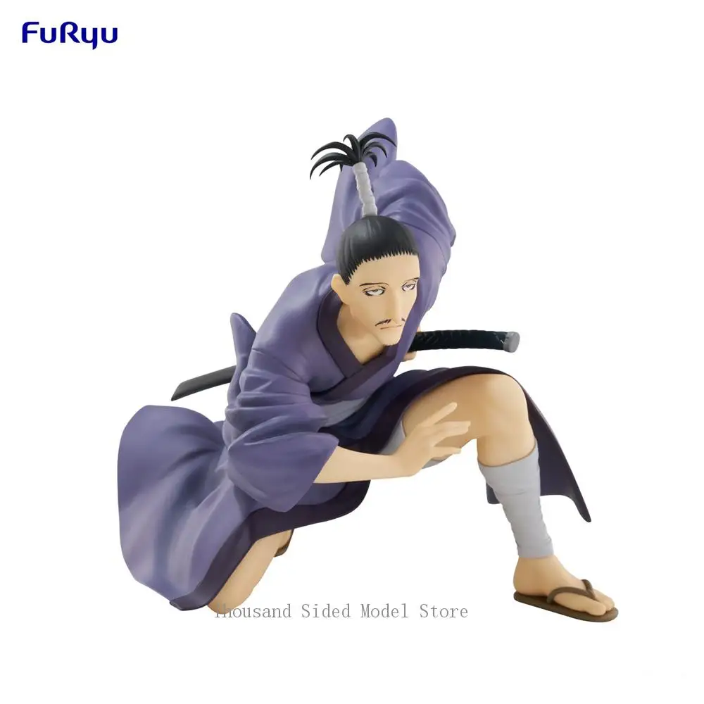 Фото Оригинальная фигурка FuRyu Noodle Stopper HUNTER x HUNTER Nobunaga Hazama, фигурка аниме, модель из ПВХ, Коллекционная игрушка для мальчика, 11 см №1