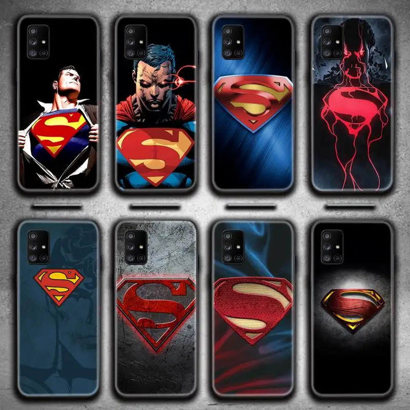 

Superman Phone Case For Samsung Galaxy A52 A21S A02S A12 A31 A81 A10 A30 A32 A50 A80 A71 A51 5G