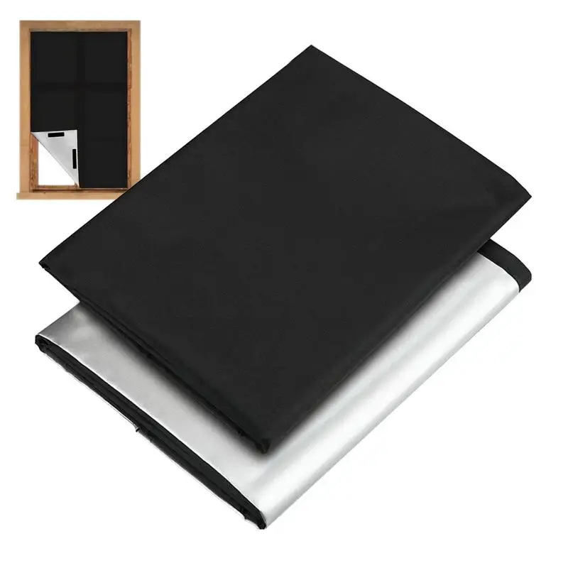 

Портативные затемняющие шторы, временные затемняющие шторы для окон, комнатные затемняющие шторы, самоклеящаяся лента, легко разрезается, 100