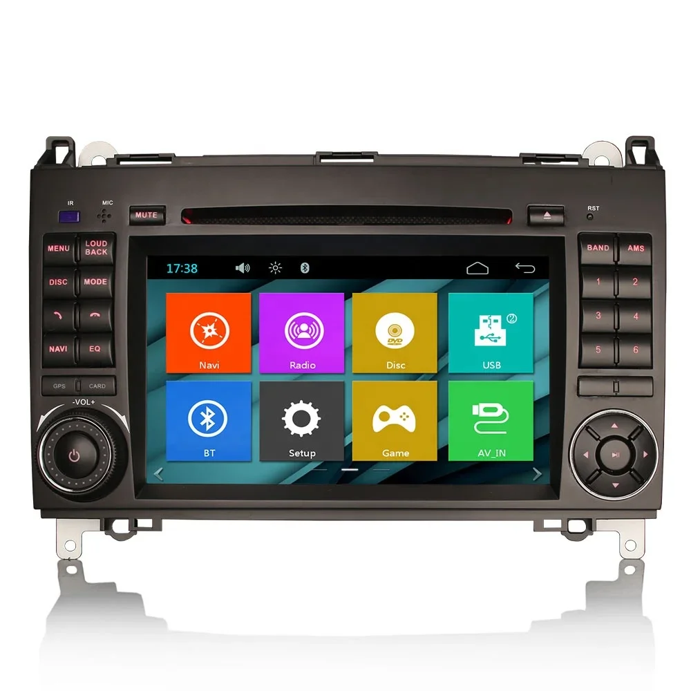 Erisin ES7200B 7-дюймовая автомобильная стереосистема Canbus радио DVD GPS-навигация для Mercedes
