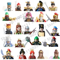 medieval kingdoms soldiers building blocksknights military generals bricks chinese beauty toys for children education gifts 30