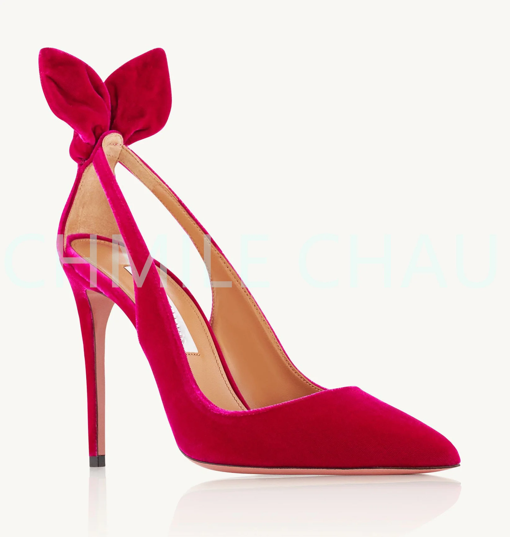 

Women Stiletto Thin High Heel Pointed Toe Pumps Sexy Bridals Wedding Party Dress Shoe Fashion Ball Big Size Lady Heels 70-CHC-30