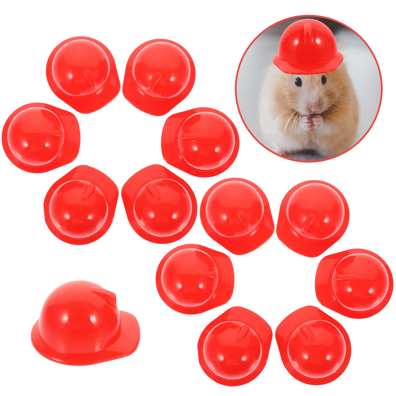 

20 Pcs Accessories Pet Bird Plastic Mini Toy Hat Decor Bottle Topper Chicken Safety Child