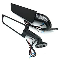 motorcycle with lights wind wing adjustable swivel rearview mirror for bmw s1000rr k1200s r1200st k1600 hp2 sport f800gtst hp4