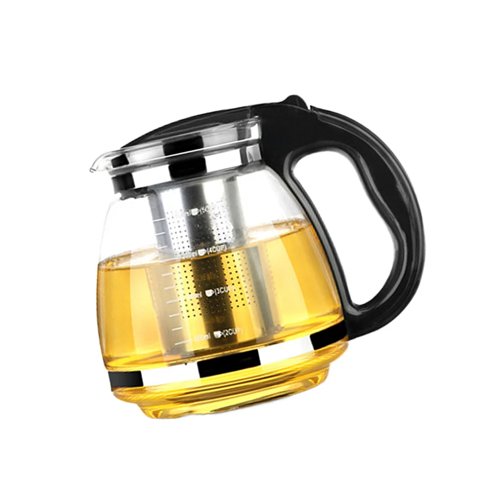 

Teapot Tea Kettle Infuser Stovetop Loose Strainer Leaf Stainless Steel Water Maker Filter Pot Teaware Steeper Safe Electric