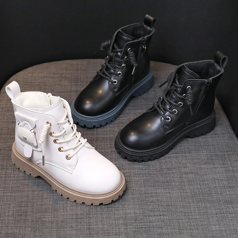 

Kids Children's Boys Girls Boots Autumn Winter 2023 Fashion Girl Outdoor Keep Warm Cotton Boys Anti Slip Boots Toddler Boots