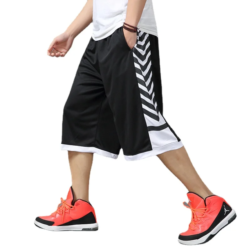 

New Arrival Fashion Hip Hop Extra Large Men Basketball Shorts Capri Men's Elastic Waist Casual Size XL 2XL 3XL 4XL