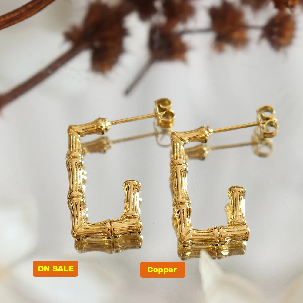 Женские серьги-гвоздики в этническом стиле