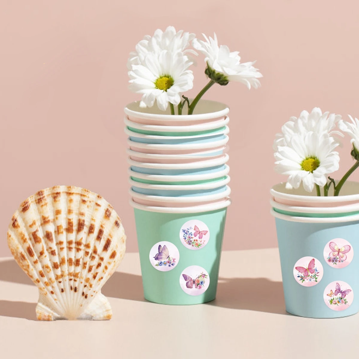 Хвост русалки бумажные наклейки животные бабочка инженерное транспортное