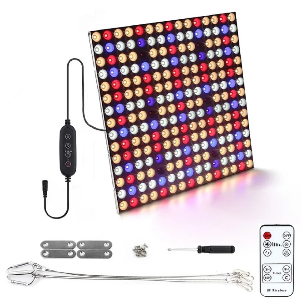 

LED Grow Lights Full Spectrum 2250W Wireless Dimmer&Timer for Indoor Tent Garden Hydroponics Seedling Veg Bloom Plant Lamp