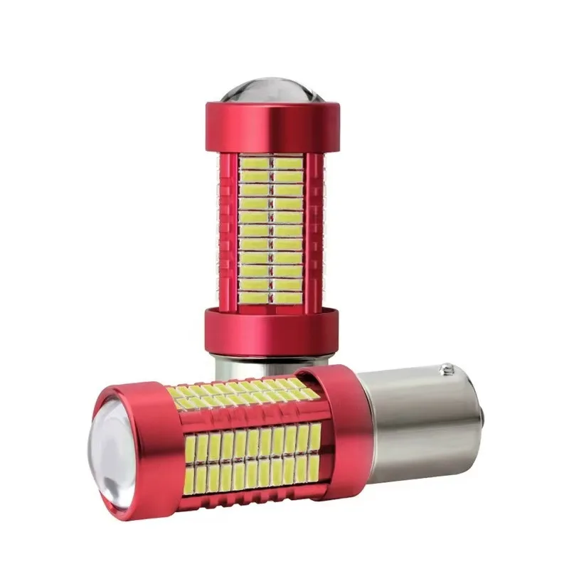 

2 шт. T20 светодиодные лампы указателя поворота CanBus 1156 BAU15S PY21W 1157 7440 7443 4014/106SMD 12 В автомобильные задние стоп-сигналы, лампы заднего хода