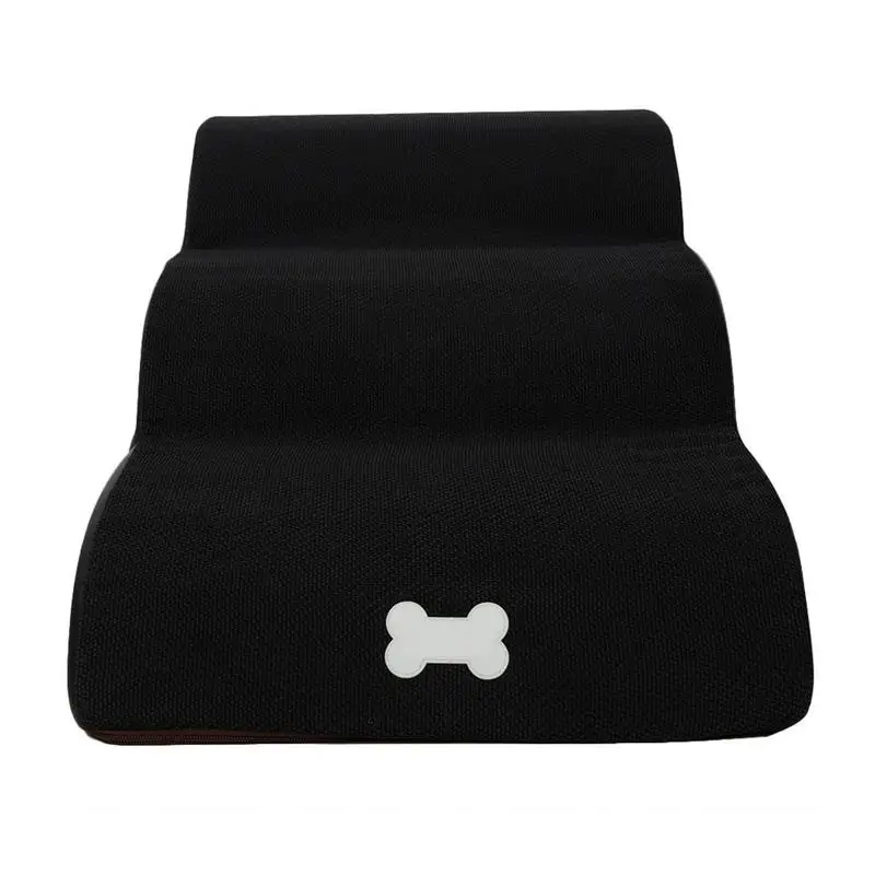 

Съемная трехступенчатая кровать для собак, пенопластовая лестница со съемным чехлом, нескользящая лестница для собак и кошек, товары для домашних животных