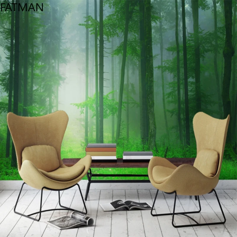 3d обои FATMAN на заказ природный пейзаж простой лес домашний декор Фреска для