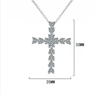Ожерелье с муассанитом в форме сердца D стерлинговое серебро 925 пробы подвески