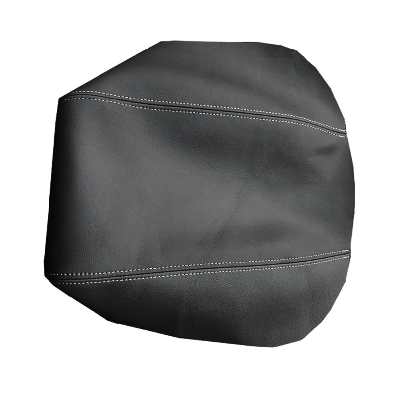 

Black Leather Console Lid Armrest Cover for Explorer 2011-2018 drop shipping