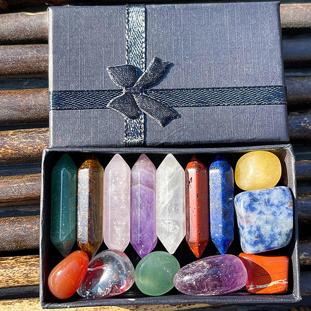 

14 шт. натуральный кварцевый камень, исцеляющий драгоценный камень, Хрустальный драгоценный камень, чакры, исцеляющая фантазия, самодельный ...