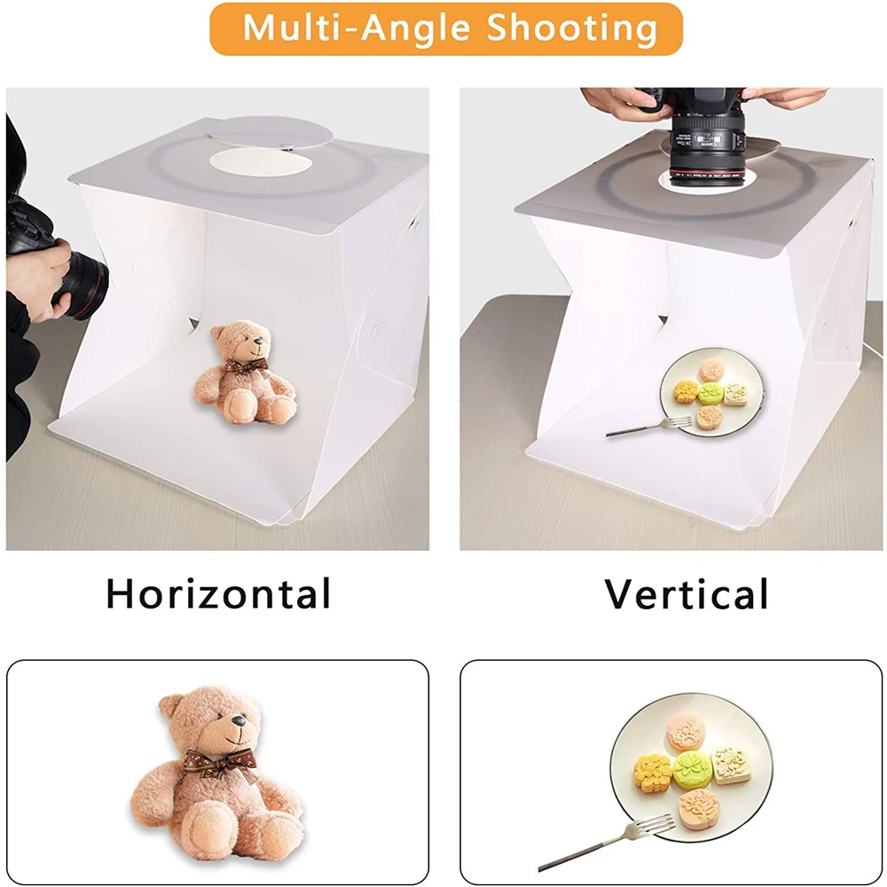 2023 НОВАЯ ВОДОНЕПРОНИЦАЕМАЯ Пылезащитная Фоновая Ринговая Световая Коробка Складная Портативная Фотостудия 6 Съемок.