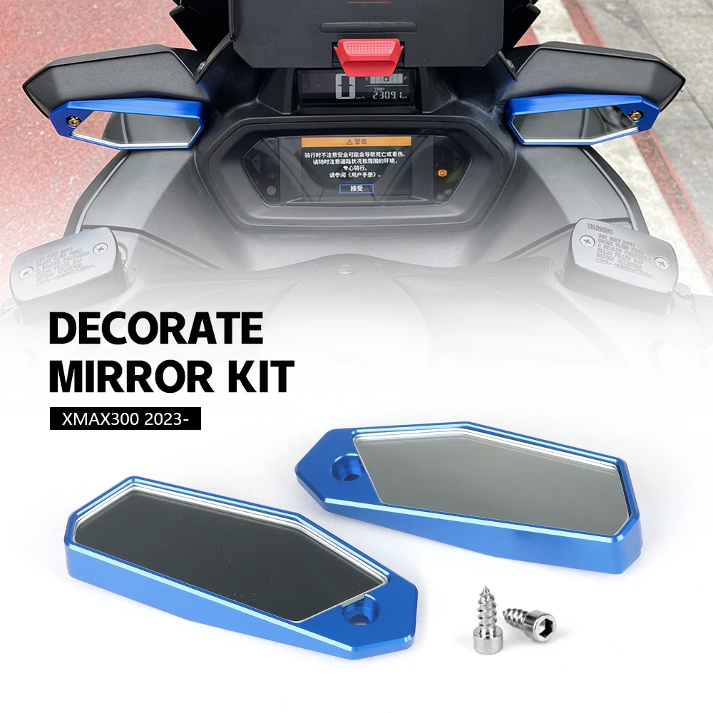 Алюминиевый декоративный зеркальный комплект с ЧПУ для YAMAHA XMAX300 Xmax 300 X-MAX300