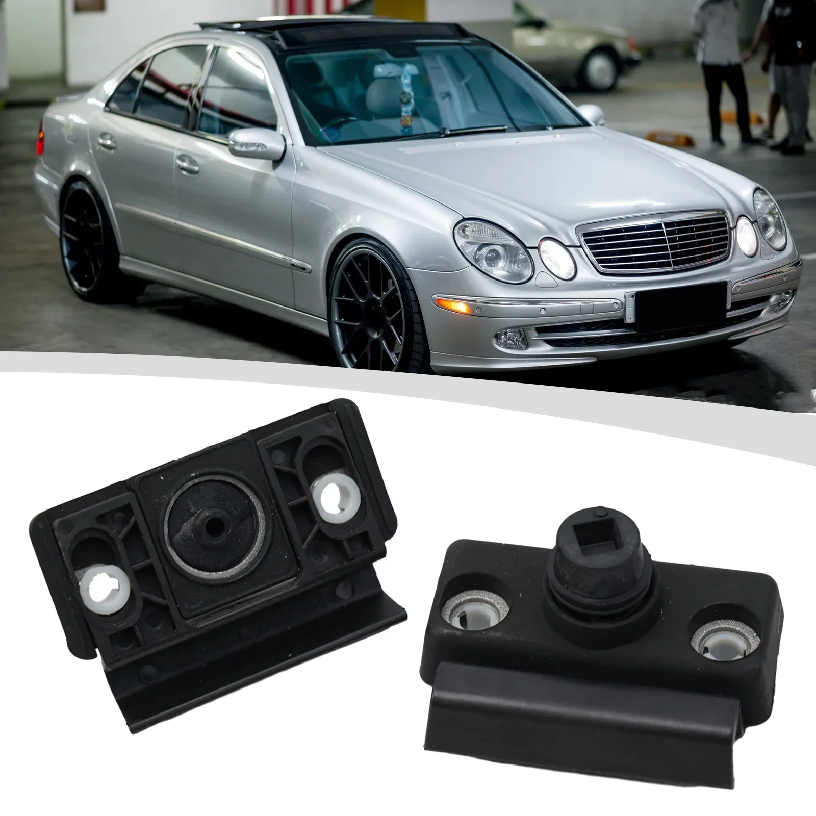 

2шт. 2117500097 Для Mercedes LS500 CLS55 CLS550 CLS63 E 320 350 550 63, стопор крышки багажника, буфер бампера сзади