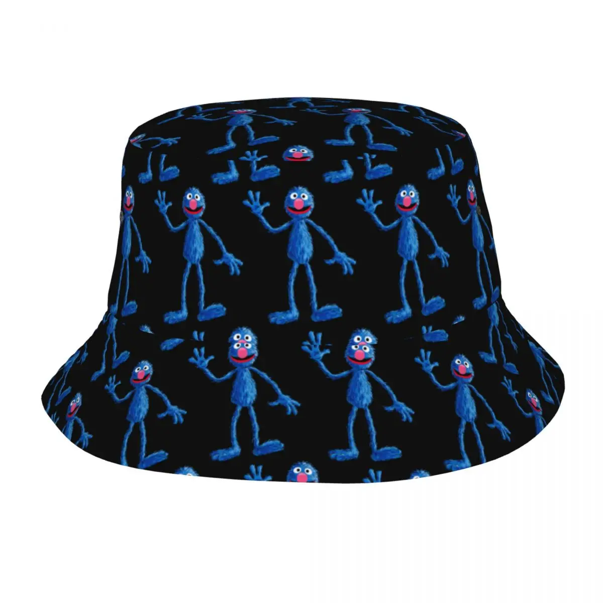 

Bucket Hat Monster At The End Of This Story Grover Sesame Street Spring Picnic Headwear Camping Fishing Fisherman Caps Panamka