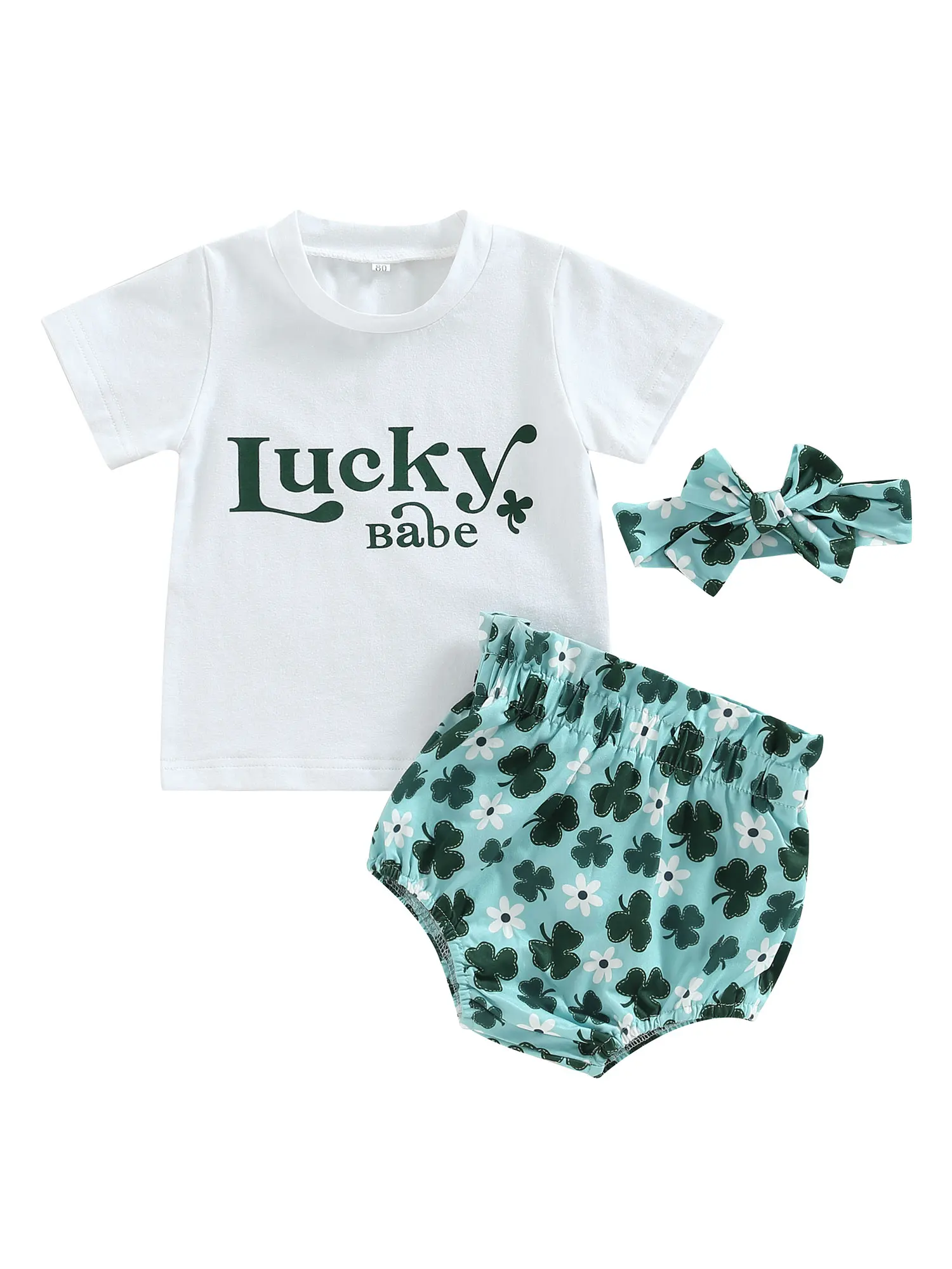 

Летняя одежда для маленьких девочек, комплект с футболкой с коротким рукавом и круглым вырезом и буквенным принтом, шорты с принтом шамбов, ...