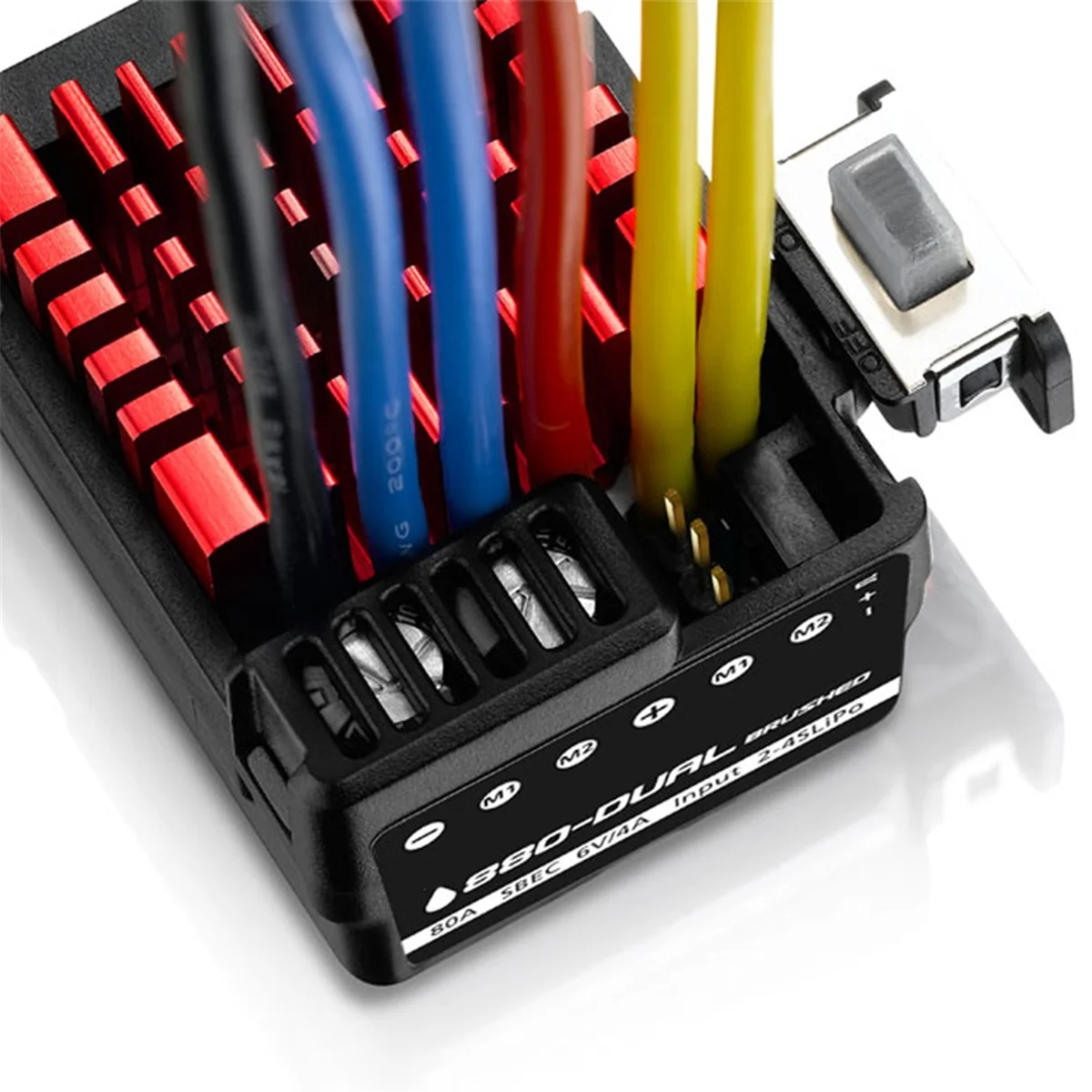 Для Hobbywing QuicRun WP 880 двойной матовый 2-4S LiPo водонепроницаемый контроллер скорости ESC