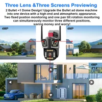 Умная PTZ Wi-Fi камера с тремя объективами#1