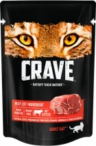 4 шт. Crave 13428 пауч для кошек Говядина 70г | Дом и сад