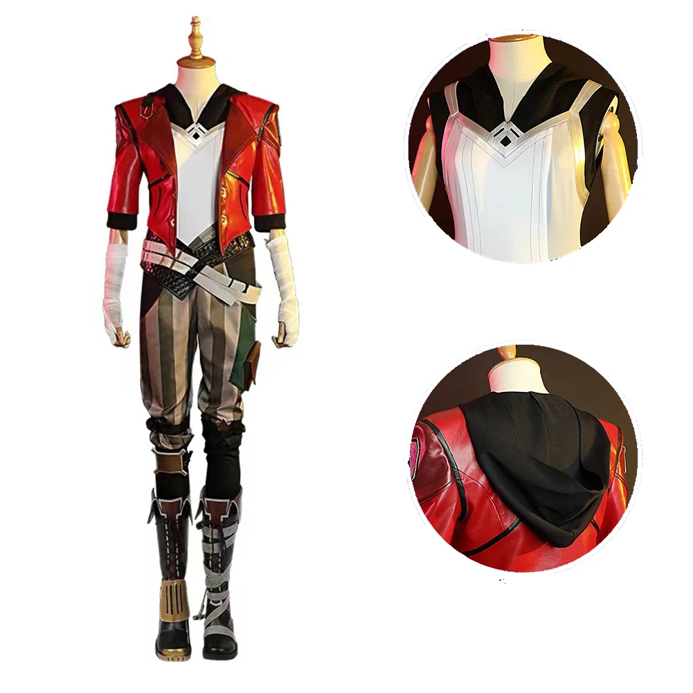Arcane Vi Caitlyn шериф пилтовера косплей-костюм фантазия маскировка Хэллоуин