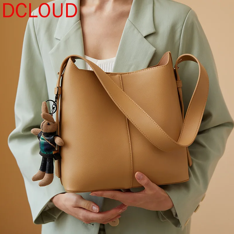 

Высококачественные роскошные Брендовые женские сумки, новинка 2022, сумка-мессенджер через плечо из мягкой кожи, вместительная сумка-мешок, Д...