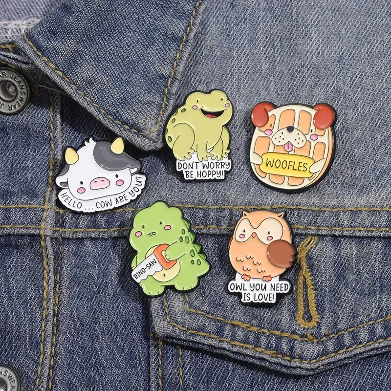 Металлические броши &quotМилые животные&quot PINSALOT