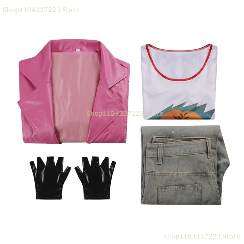 Розовое пальто из фильма 2025 года брюки для мужчин и женщин Mincr Garett Natalie Dawn Генри