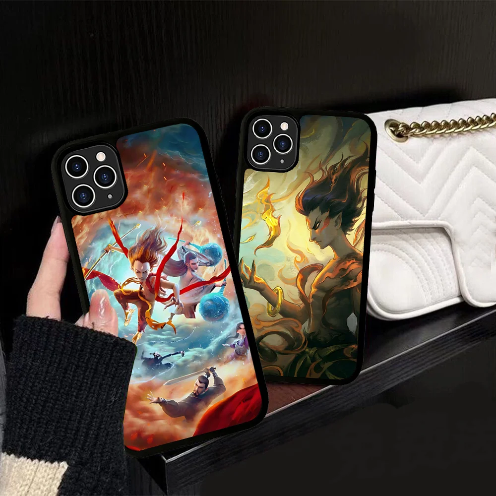 Хит фильм Nezha B-Birth Of The DD-emon детский чехол для телефона из силикона ПК + ТПУ IPhone 11 12 13