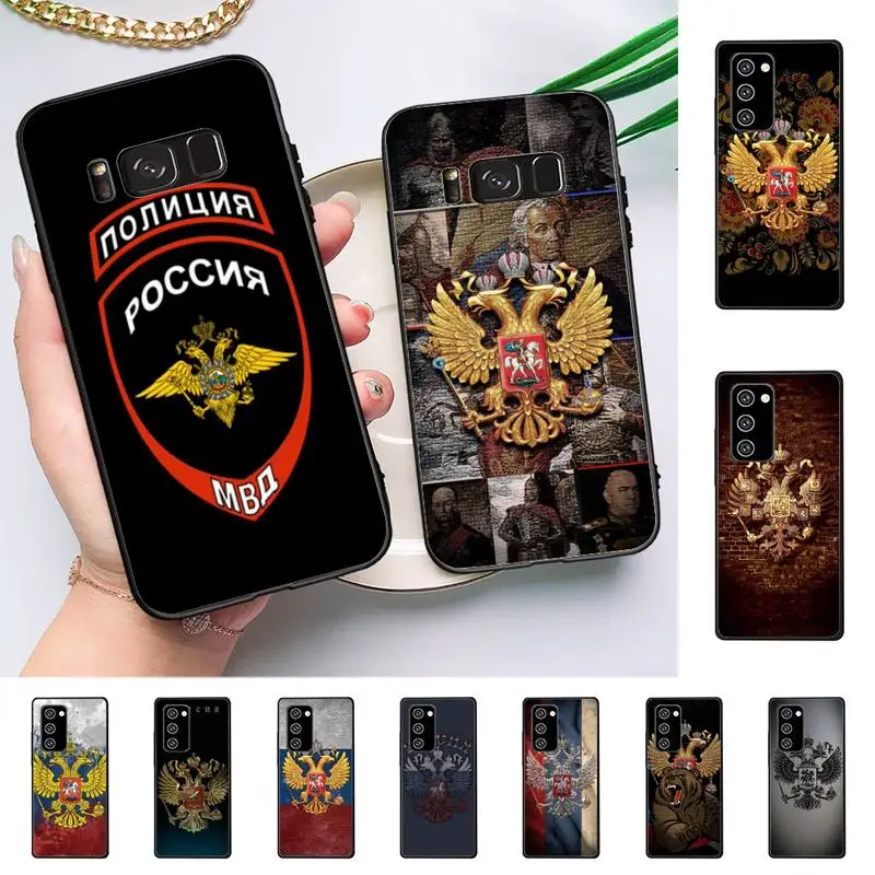 

Russia Russian Flags Poccnr Emblem Phone Case for Samsung Note 5 7 8 9 10 20 pro plus lite ultra A21 12 72