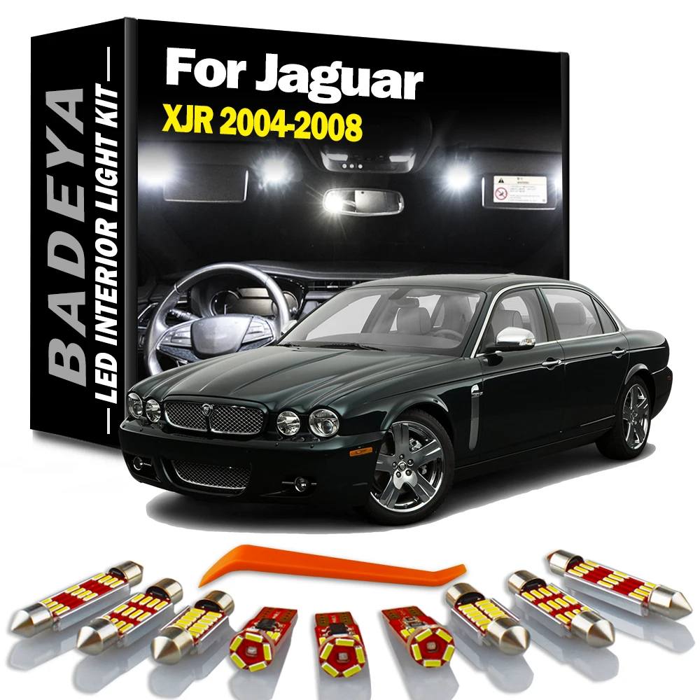 

16 шт., автомобильные светодиодсветодиодный Лампы Canbus для Jaguar XJR 2004 2005 2006 2007 2008