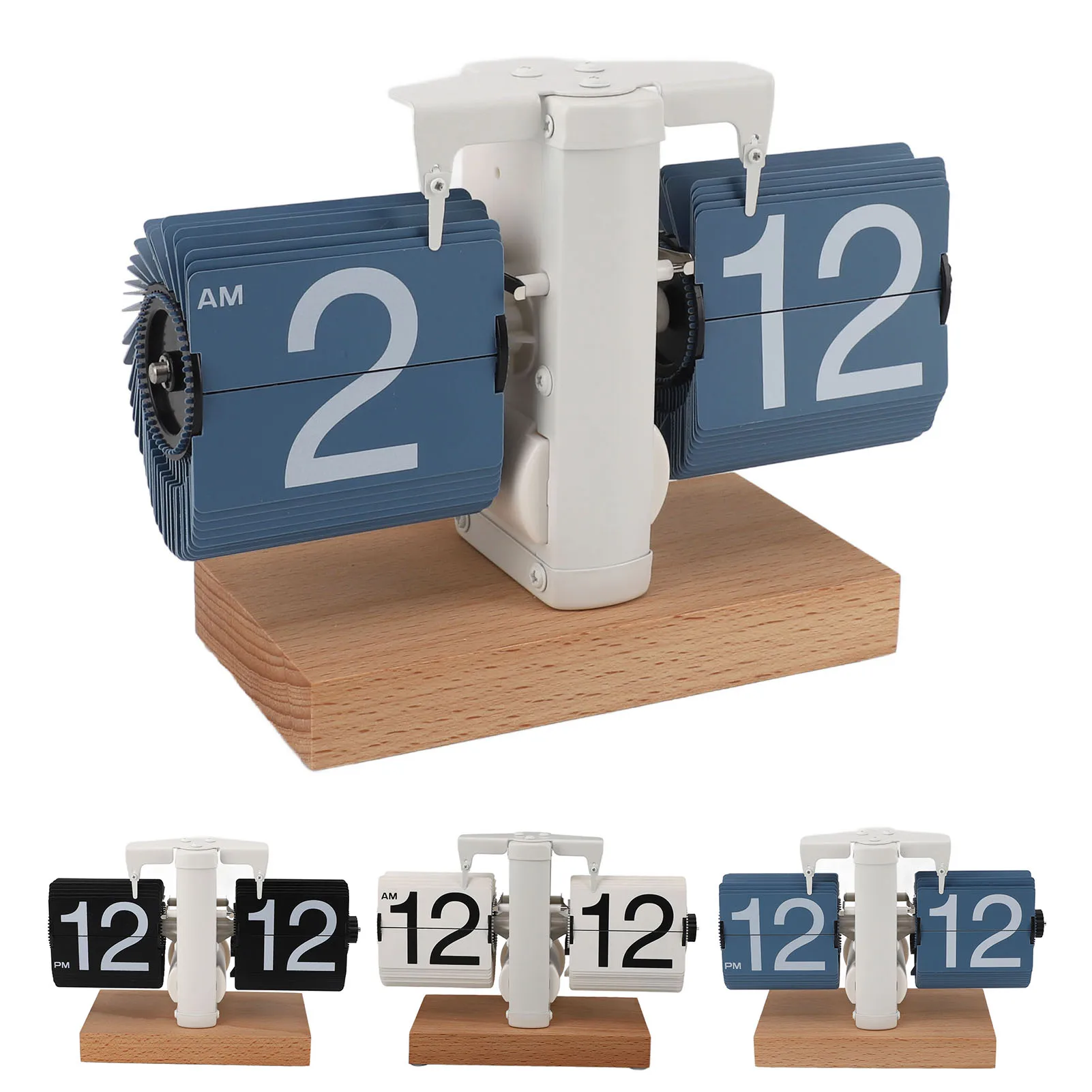 Цифровые часы с откидной крышкой регулируемые на батарейках большим количеством