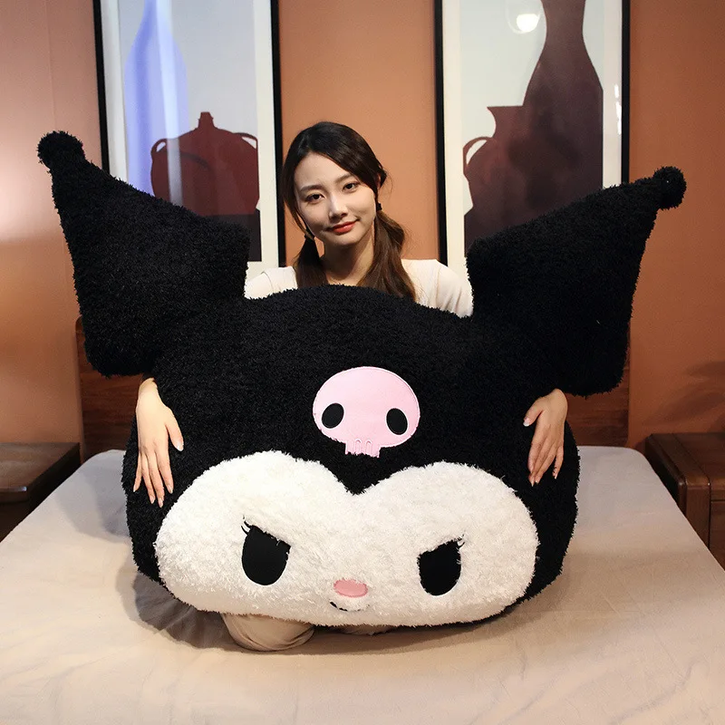 

Sanrio Large Pillow Kuromi Kawaii Cartoon Pillow Doll Doll Big Pillow Bedside Sofa Pillow Cushion Plush Doll Toy