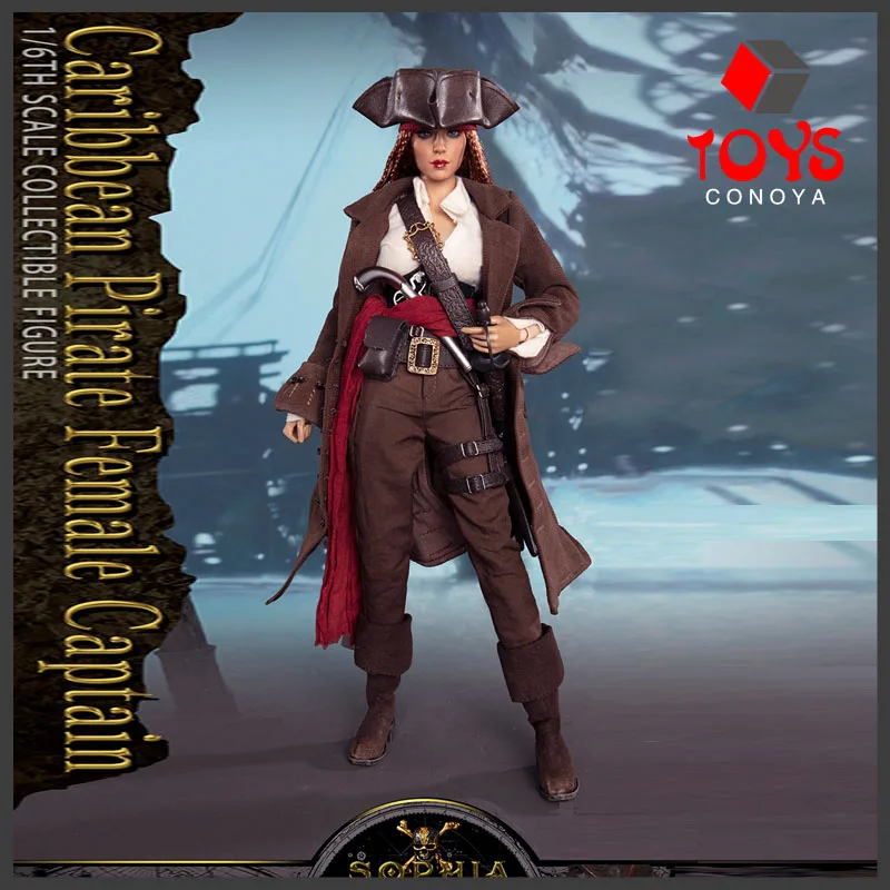 

BBK BBK017 1/6 Pirate Female Captain Sophia Action Figure 12-inch Soldier Action Figurine Full Set Collectible Model