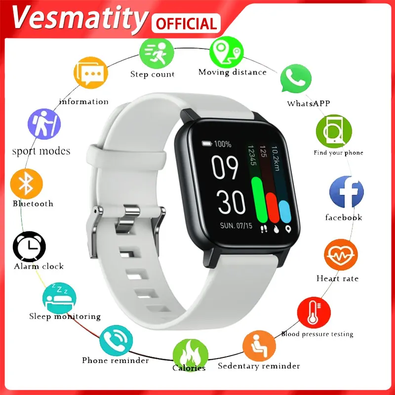 

Цифровые Смарт-часы для мужчин и женщин, спортивные наручные часы с GPS-Навигатором, подключением к приложению, с Bluetooth, для фитнеса