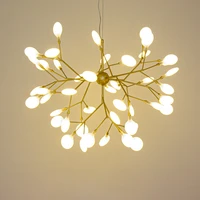 star firefly flower lighting chandelier romantic pendant led decor for living room bedroom nordic design lamp