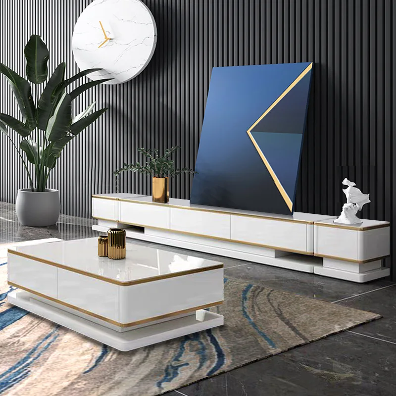 

Роскошный Мраморный/стеклянный журнальный столик, ТВ-шкаф с хранилищем, набор мебели для гостиной