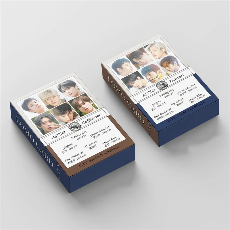 55 шт./компл. оптовая продажа Kpop ASTRO Photocard новый сезон 2022 поздравительная открытка
