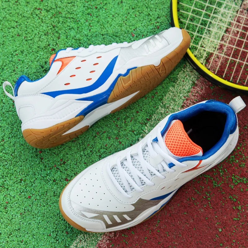 

New Men Luxury Badminton Shoes Big Size 36-46 Professional Badminton Sneakers Women Tennis Shoes Light Weight Tennis Sneakers