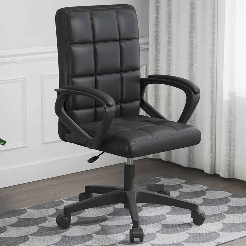 

Comfort Design Ergonomic Office Chair Back Cushion Modern Lumbar Support Design Work Chair Soft Fabric Sillas Gamers Furniture