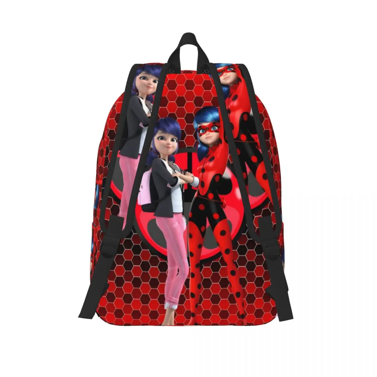 Miraculous Ladybug2 Модный и авангардный удобный студенческий рюкзак с принтом для