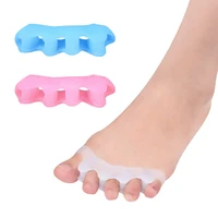 silicone hammer toes corrector for women men protective toe separator suitable bunion yoga gel straighteners overlapping 1 pair